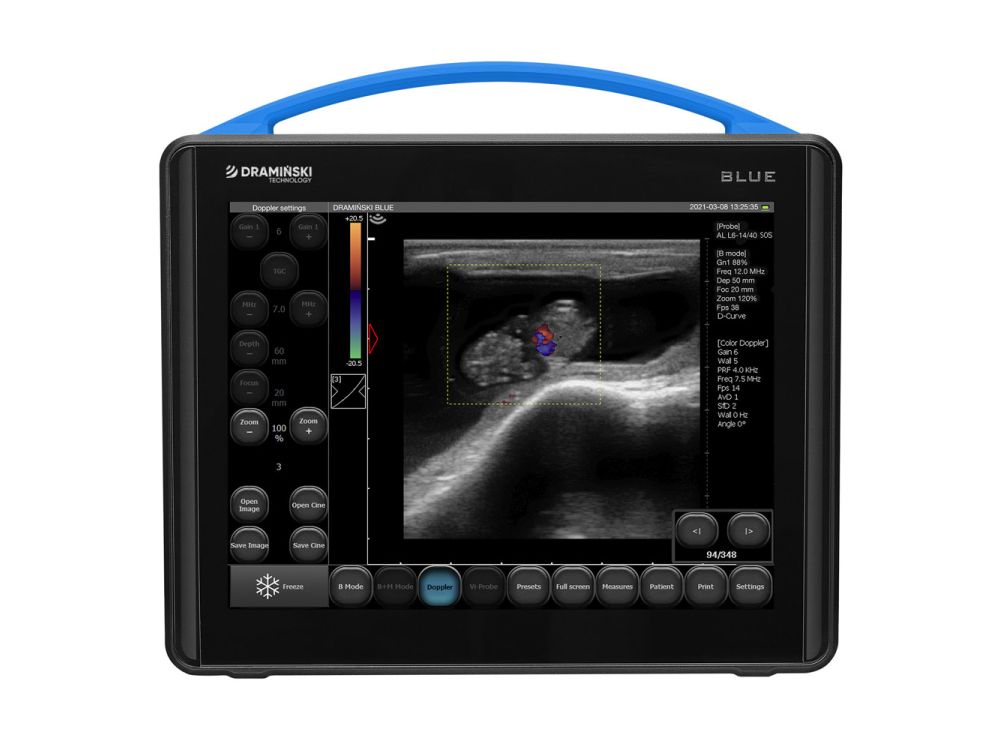 Draminski BLUE Portable Ultrasound System - Large Animal Package
