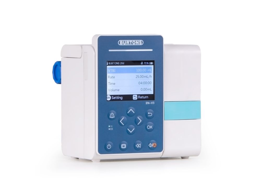 500 Giving Sets + Free Burtons EN-V3 Infusion Pump