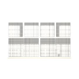 Burtons Quiet Time Polypropylene Cage Bank - ISFM Gold - 2 x Long Stay - 8 x Short Stay 