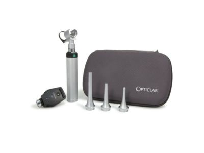 Opticlar Diagnostic Battery Case Set - with Ophthalmoscope & Slit Otoscope