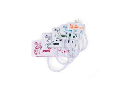 Set of x5 Veterinary Blood Pressure Cuff - sizes 1,2,3,4&5