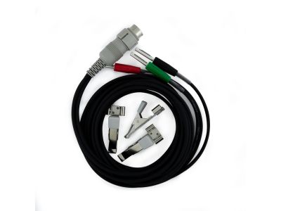 Vetronic Single-Lead ECG Cable  - Lower Part for Lightning Monitor