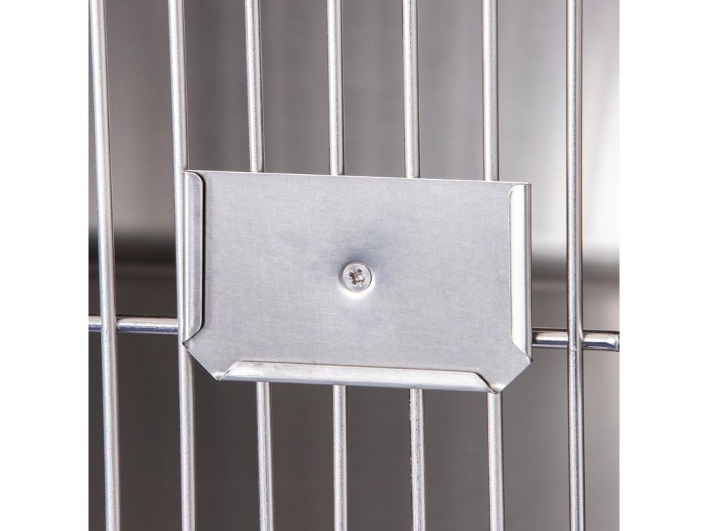 Card Holder With Cage Door Clamp 