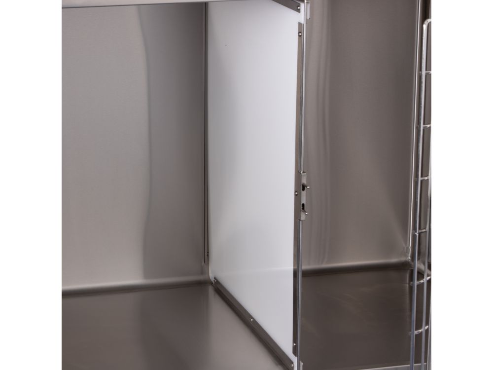 Removable 30inH Polypropylene Divider Panel For Stainless Steel Cages - Clearance