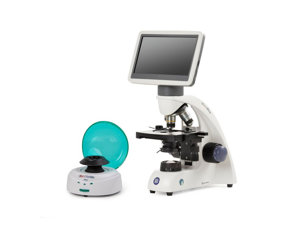 MicroBlue Digital Microscope & FREE SciSpin Mini Centrifuge