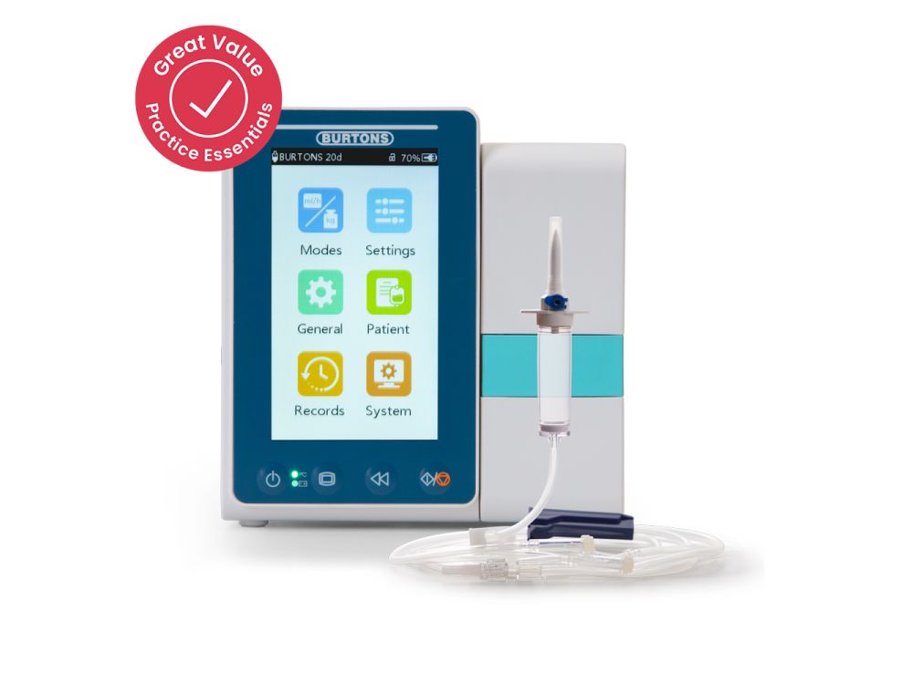 700 Giving Sets + Free Burtons EN-V5 Infusion Pump