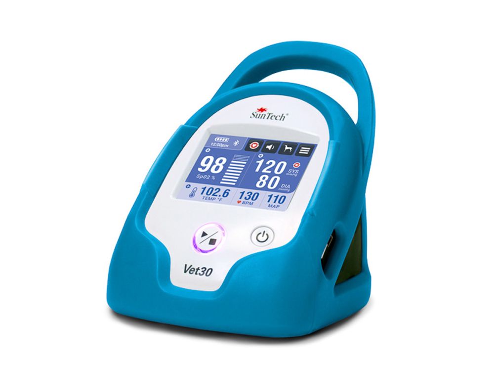 Suntech VET30/30E Continuous BP Monitor with Pulse Ox & Temperature Blue - Clearance
