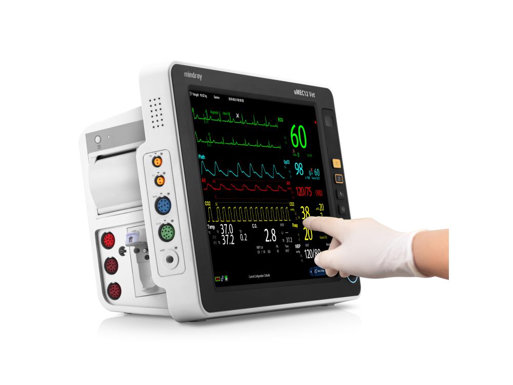 Mindray uMEC 12 Monitor - CO2/ECG/Temp/SP02/NIBP/Resp + Printer - Clearance